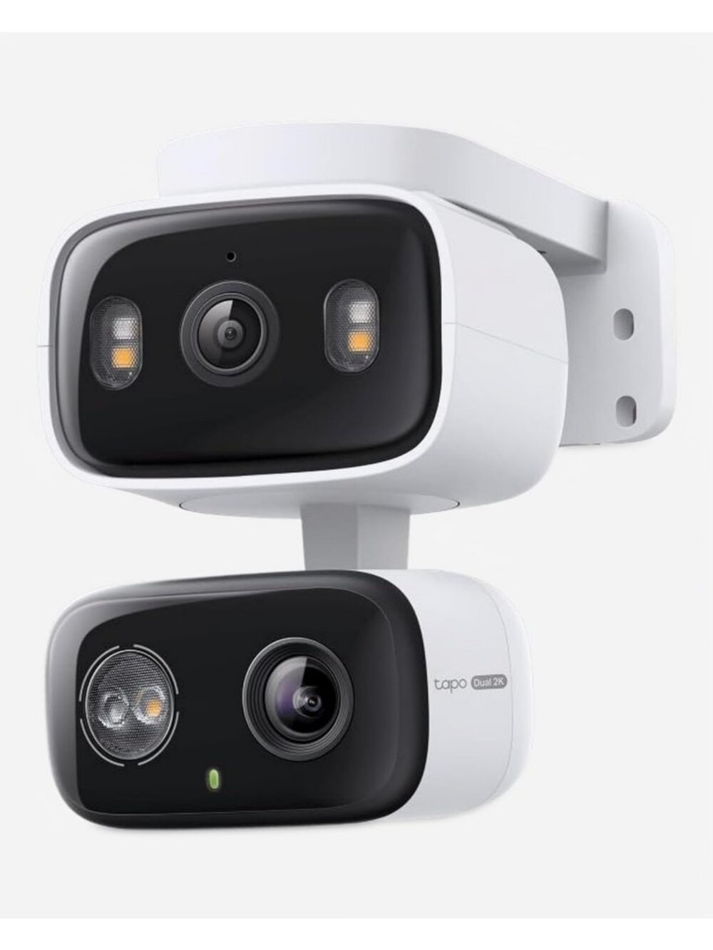 2K Indoor/Outdoor Dual Lens Pan/Tilt Wired Security Camera - Smart Home
